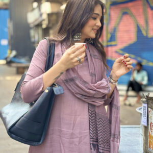 Anni Designer Solid Kurta, Palazzo & Dupatta Set